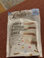 Soft fudge birthday cake