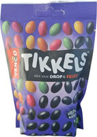Venco Tikkels Mix van Drop & Fruit 245 g