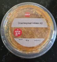 Groentespread Indiase stijl