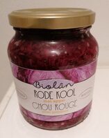 Chou rouge avec pommes