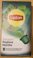 Lipton Infusion Réglisse Menthe 10 Capsules