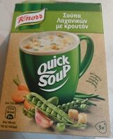 Soupe de légumes avec croutons