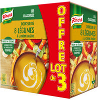 Knorr douceur de 8 légumes à la crème fraîche 3X1L