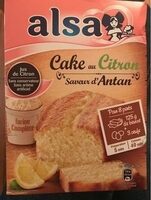 Préparation pour cake au citron saveur d'antan