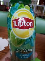 Chá verde hortelã e lima
