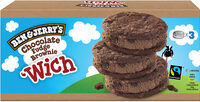 Ben & Jerry's Glace Wich Chocolate Fudge Brownie x3 240ml