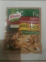 Sauce crème champignon