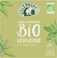 Elephant Tisane Bio Verveine 20 Sachets Pyramid®