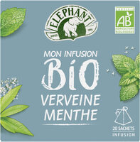 ELEPHANT Mon Infusion Bio Verveine Menthe 20 Sachets Pyramid®