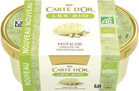 CARTE D'OR Glace Crème Glacée Bio Pistache Grillées de Méditerranée 450ml