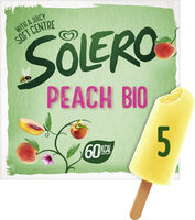 Solero Batonnet Sorbet Bio Pêche 5x52ml