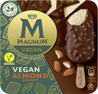 MAGNUM Glace Bâtonnet Amande Vegan 3x90ml