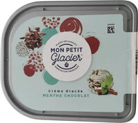 Crème glacée menthe chocolat