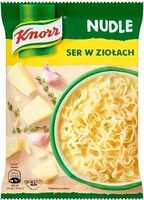 Nudle ser w ziołach