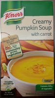 Knorr Creamy Pumpkin Soup with carrot