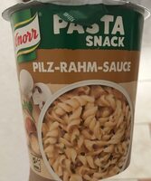 Pastasnack Pilz-rahm-sauce