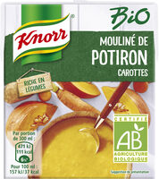 Knorr Soupe Bio Mouliné de Potiron Carottes 30cl