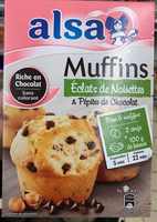 Muffin Éclats de Noisettes & Pépites de Chocolat
