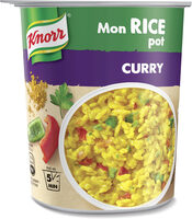 Knorr Préparation Déshydraté Riz avec Sauce au Curry Végétarien 87g