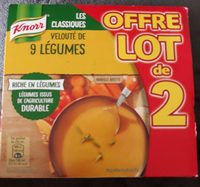 Velouté  de 9 légumes