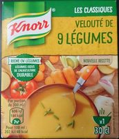 Knorr Soupe Liquide Velouté de 9 Légumes Brique 30cl