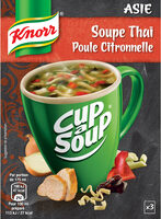 Knorr Cup A Soup Soupe Thaï Poule Citronnelle 36g 3 Sachets