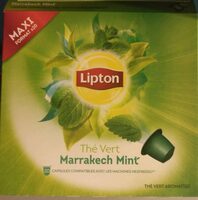 Lipton Thé Vert Menthe Intense 20 Capsules
