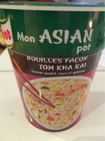 Knorr Mon Asian Pot Plat Déshydraté Nouilles au Poulet Façon Tom Kha Kai 65g