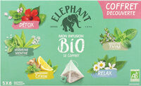 Elephant Tisane Coffret Découverte BIO 40 Sachets