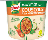 Knorr Mon Veggie Pot Plat Déshydraté Couscous à la Méditerranéenne Végétarien 73g
