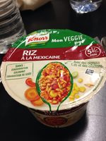 Knorr Mon Veggie Pot Riz à la Mexicaine Légèrement Epicée Végétarien 65g