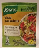 Salatkrönung Gartenkräuter