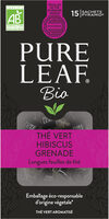 Pure Leaf Thé Vert Bio Grenade Hibiscus 15 Sachets