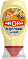 Amora Mayonnaise Dijon Nature Œufs Français Flacon Souple 225g