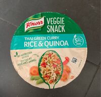Veggie snack thai green curry