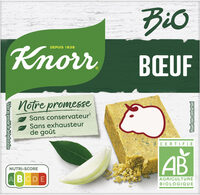 KNORR Bio Bouillon Saveur Boeuf 6 Tablettes 60g