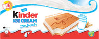 KINDER Glace Sandwich Céréales et Lait