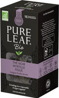 Pure Leaf Thé Noir Bio Myrtille & Figue 15 Sachets