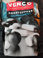 Venco Droptoppers Salmiak & Mint