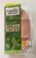 Vegetarische boterham worst saucisson
