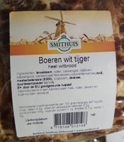 Boeren wit tijger heel witbrood