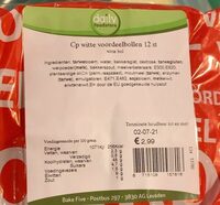 Witte voordeelbollen