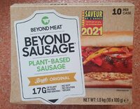 Plant-based sausage (saucisse végétale)