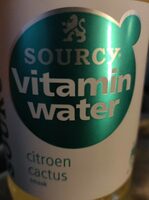 Sourcy vitamin water: citroen cactus