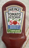 Tomato ketchup minder suikers en zout