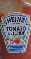 Tomato ketchup 50% de sucre en moins