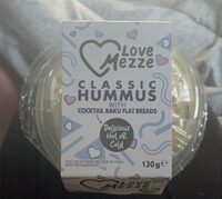 Classic hummus with cocktail baku flatbreads