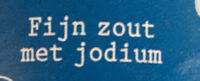 Fijn zout met jodium