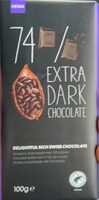 Extra dark chocolate