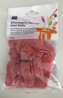 Strawberry flavour sour belts